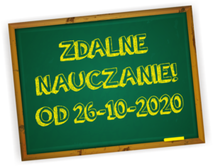 Komunikat Dyrektora - Zdalne nauczanie