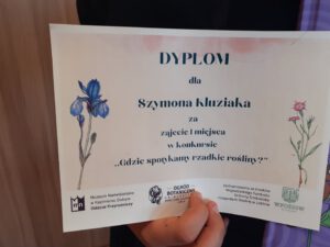I miejsce w konkursie
